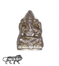 Parad Ganesh Statue (65gm.) in 80% Pure Mercury ( Activated & Siddh )